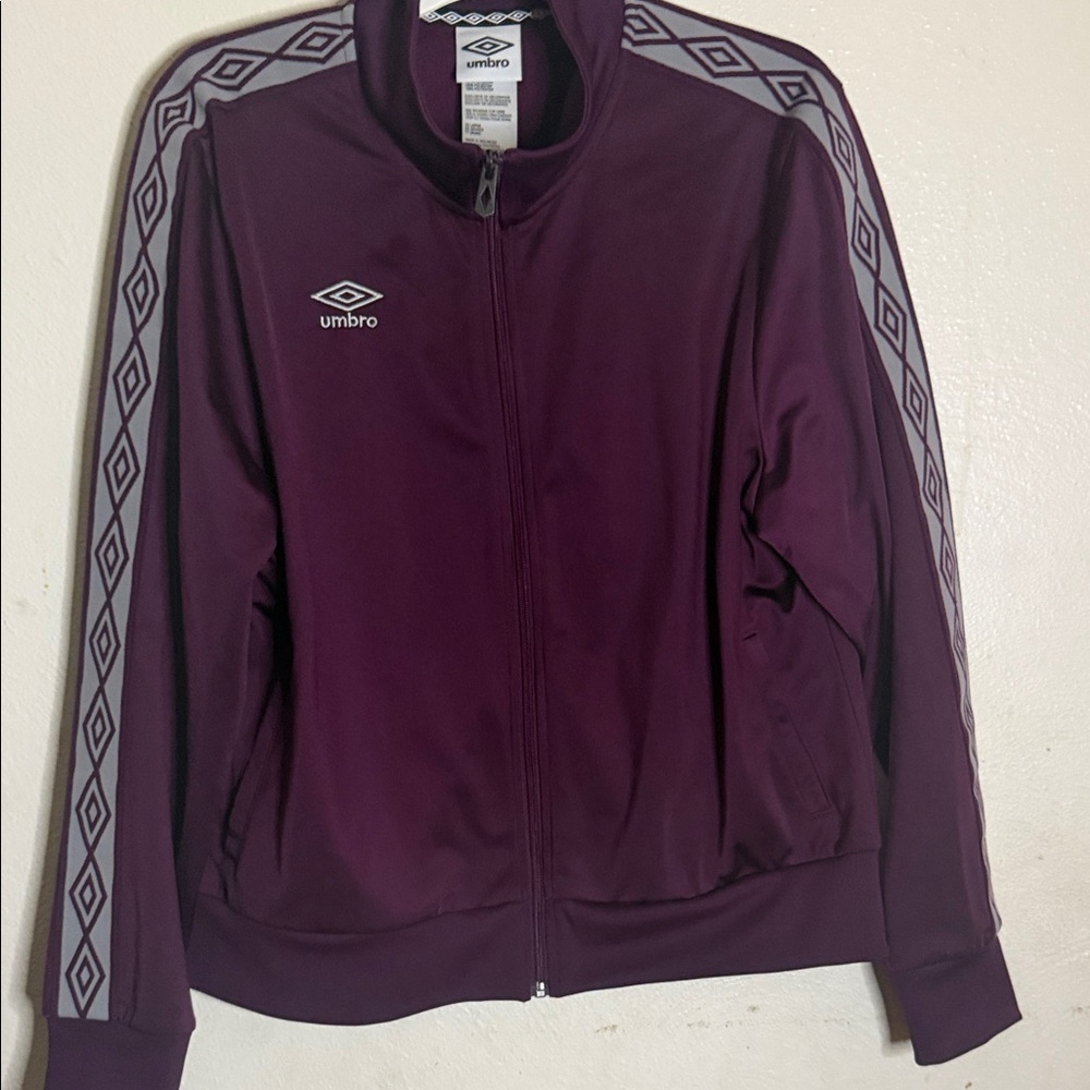 Umbro Vintage Women's Deep Purple Jacket View 2